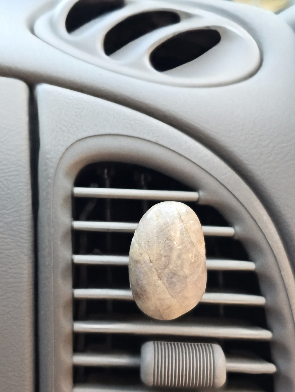 Moonstone Crystal Car Air Vent Clip
